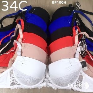 34C - NWT 6 pc Lace Contour Bras